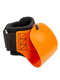 Kit Competition Orange: Grip Competition 2.0 + Cinto LPO e Joelheira 7mm Preto/laranja - Skyhill Acessórios