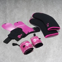 Kit Competition Pink: Grip Competition 2.0 Pink Edition + Joelheira 7mm + Munhequeira Elástica - comprar online