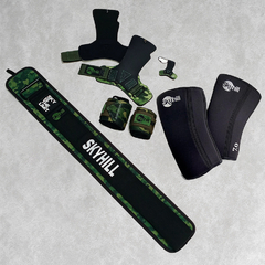 Kit Cammo: Inspiration 2.4 + Joelheira 7mm + Cinto Orbit + Munhequeira Elástica