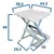 Mesa Camping Plegable + 2 Banquitos Gibson's - tienda online