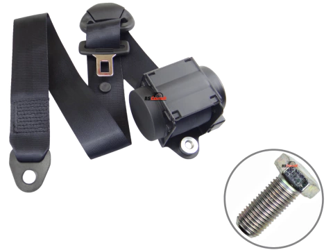 Cinto de Segurança Retrátil Automático 3 Pontos com Porca Dialp 403.01