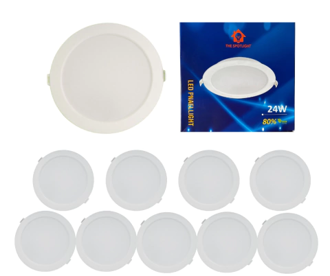 PAINEL LED EMBUTIR REDONDO 24W LUZ BRANCA 6500K