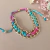 Pulseira corrente fio de seda