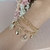 Pulseira pingente Leque