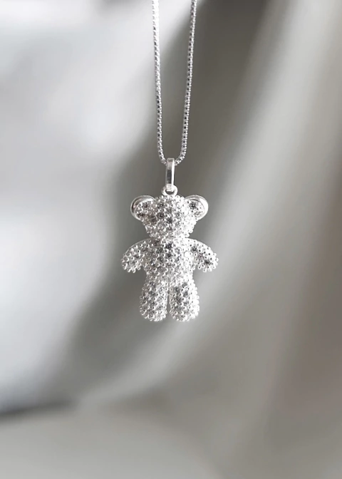 Pingente Urso cravejado - comprar online