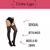 Meia com cinta liga Carol vermelha ou branca - Nati Boutique Sensual