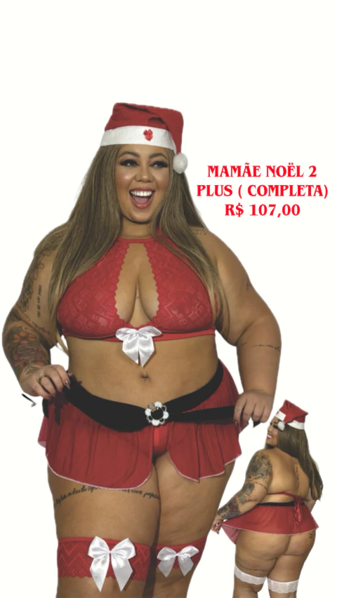Fantasia mamãe Noel desejo plus - comprar online