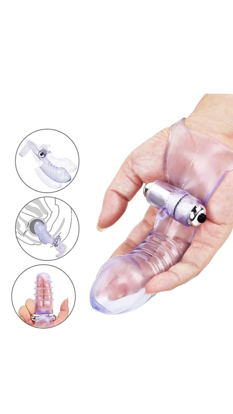 Capa para dedo com vibrador 10 velocidades - comprar online