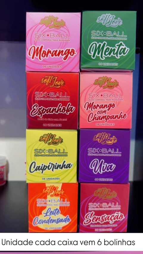 Bolinha beijavel ( cada caixa vem 6 bolinhas) - comprar online