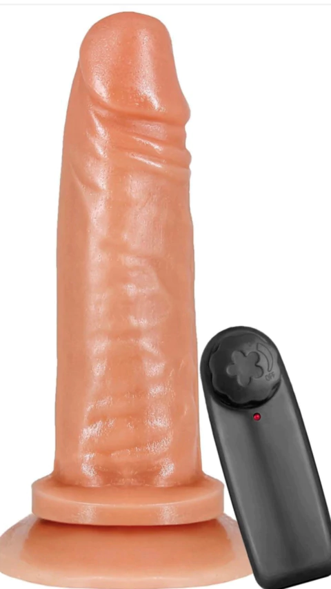 Protese Vibro E Ventosa 14,2 X 4Cm Prazer & Cia - comprar online