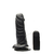 Prótese com vibro preta 15,4 x 3,5cm - Nati Boutique Sensual