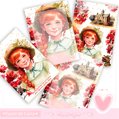 Papel de Carta Anne With An E (04 Papéis diferenciados)