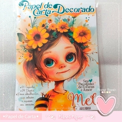 Papéis de Carta Menina Mel (Capa e 4 modelos de papéis) na internet