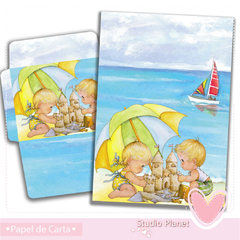 Papéis de Carta Morehead (04 Papéis e 02 Envelopes)
