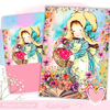 Papel de Carta Sarah Kay (4 Papéis e 2 Envelopes)
