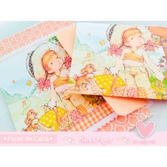 Papéis de Carta Sarah Kay (4 Papéis e 2 Envelopes)