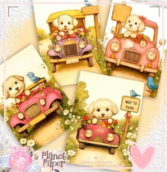 Papéis de Carta Cachorrinhos (4 Modelos) - comprar online