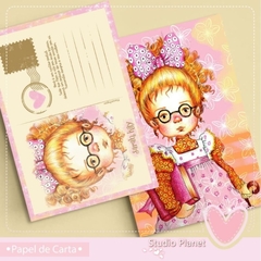 Cartão Postal Sara Kay (Frente e Verso)