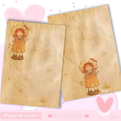 Papel de Carta Sarah Kay (04 Papéis)
