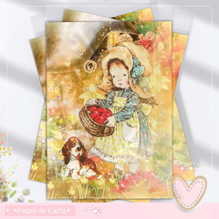 Papel de Carta Sarah Kay (04 Papéis)
