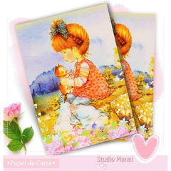 Papel de Carta Sarah Kay (04 Papéis)