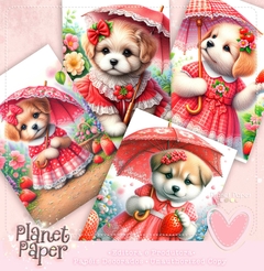 Papéis de Carta Cachorrinhas (4 Modelos) - comprar online