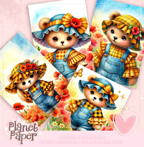 Papéis de Carta Bichinhos (4 Modelos) - comprar online