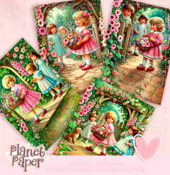 Papéis de Carta Menininhas (7 Modelos) - comprar online