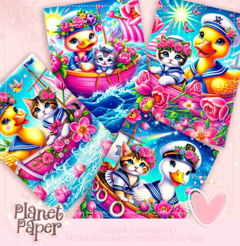 Papéis de Carta Bichinhos (4 Modelos) - comprar online