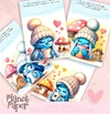 Papéis de Carta Smurfette (4 Modelos)