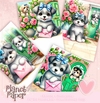 Papéis de Carta Cachorrinhos (4 Modelos) - comprar online