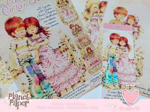 Papéis de Carta Sarinha Collections (4 Modelos + Capa + Marca Páginas) Amor que Floresce - comprar online