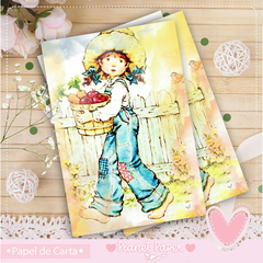 Imagem do 9 Papéis de carta Sarah Kay (Vintage)