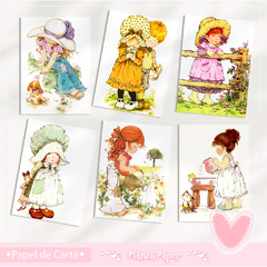 Papéis de Carta Sarah Kay (6 Modelos Reedições Relíquias) Coleção 3
