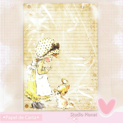 Papel de Carta Sarah Kay (04 Papéis)