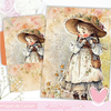 Papel de Carta Menininha (04 Papéis e 02 Envelopes)