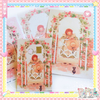 Kit Papel de Carta Holly Hobbie -Capa Dura, 2 Papéis, Envelope, Notinhas