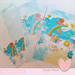 Papel de Carta Ursinhos Carinhosos (Capa Dura e 04 Papéis) - ♡ Editora Planet Paper ♡