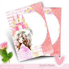 Papéis de Carta Princesas (5 Modelos) na internet