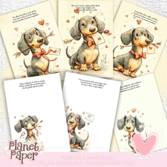 Papéis de Carta Pets com Frases (6 Modelos) - comprar online