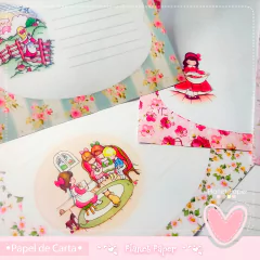 Papéis de Carta Joan Walsh (10 Modelos) - ♡ Editora Planet Paper ♡