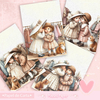 Papéis de Carta Menininhas (4 Modelos)