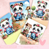 Papéis de Carta Ursinhas Panda (4 Modelos)