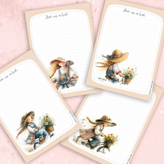 Papéis de Carta Camponesas (Coleção Siga em Frente) 8 modelos e Capa - comprar online