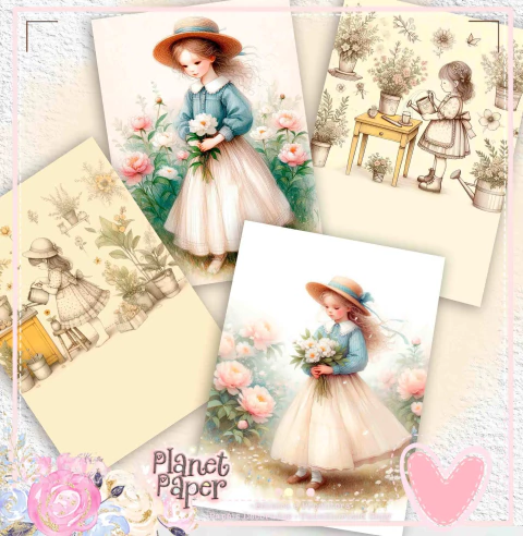 Papéis de Carta Menininhas (4 Modelos) - comprar online