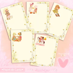 Papéis de Carta Sarah Kay (10 Modelos) Floral - comprar online