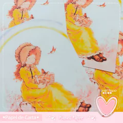 Papéis de Carta Sarah Kay ( 4 Papéis modelos iguais e 2 Envelopes) na internet