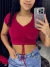 CROPPED DRAPEADO CANELADO na internet