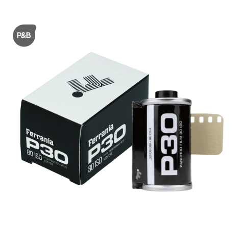 Filme Ferrania P30 35mm P&B ISO 80 - comprar online