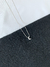 Colar feminino mini lua cravejada prata 925